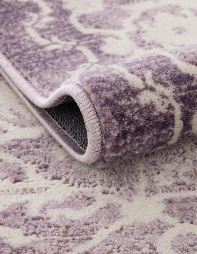 Purple 4' x 6' New Classical Rectangle Area Rug 70% Polypropylene & 30% Polyester Traditional Vintage Distressed Carpet for Interior Design Home Decor for Sale at Rug Engine