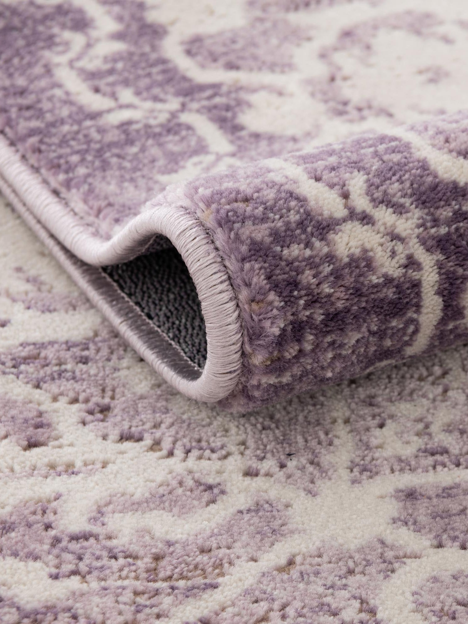 Purple 7' x 10' New Classical Rectangle Area Rug 70% Polypropylene & 30% Polyester Traditional Vintage Distressed Carpet for Interior Design Home Decor for Sale at Rug Engine