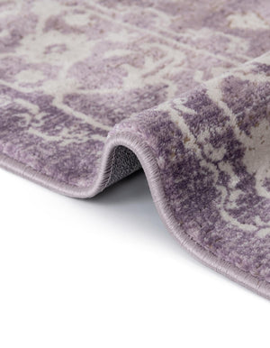 Purple 4' x 6' New Classical Rectangle Area Rug 70% Polypropylene & 30% Polyester Traditional Vintage Distressed Carpet for Interior Design Home Decor for Sale at Rug Engine