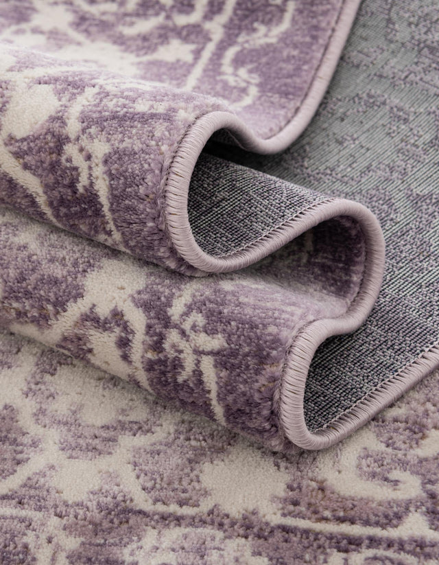 Purple 5' x 8' New Classical Rectangle Area Rug 70% Polypropylene & 30% Polyester Traditional Vintage Distressed Carpet for Interior Design Home Decor for Sale at Rug Engine