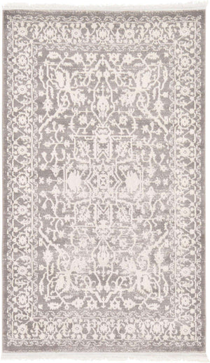 Light Gray 3' 3 x 5' 3 New Classical Rectangle Area Rug 70% Polypropylene & 30% Polyester Traditional Vintage Distressed Carpet for Interior Design Home Decor for Sale at Rug Engine