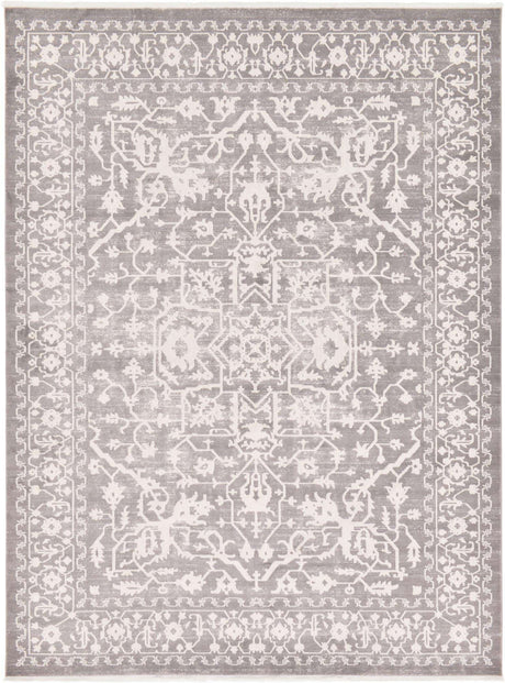 Light Gray 9' x 12' 2 New Classical Rectangle Area Rug 70% Polypropylene & 30% Polyester Traditional Vintage Distressed Carpet for Interior Design Home Decor for Sale at Rug Engine