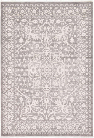 Light Gray 6' 8 x 10' New Classical Rectangle Area Rug 70% Polypropylene & 30% Polyester Traditional Vintage Distressed Carpet for Interior Design Home Decor for Sale at Rug Engine