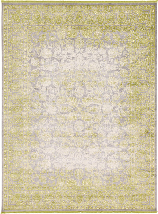 Light Green 10' x 13' 1 New Classical Rectangle Area Rug 70% Polypropylene & 30% Polyester Traditional Vintage Distressed Carpet for Interior Design Home Decor for Sale at Rug Engine
