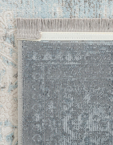 Light Blue 6' 1 x 9' New Classical Rectangle Area Rug 70% Polypropylene & 30% Polyester Traditional Vintage Distressed Carpet for Interior Design Home Decor for Sale at Rug Engine
