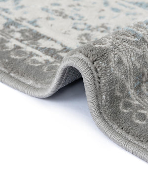 Light Blue 6' 1 x 9' New Classical Rectangle Area Rug 70% Polypropylene & 30% Polyester Traditional Vintage Distressed Carpet for Interior Design Home Decor for Sale at Rug Engine