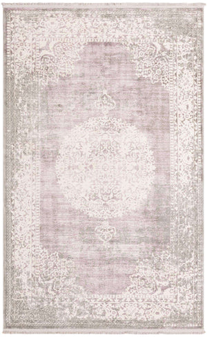 Purple 5' 1 x 8' New Classical Rectangle Area Rug 70% Polypropylene & 30% Polyester Traditional Vintage Distressed Carpet for Interior Design Home Decor for Sale at Rug Engine