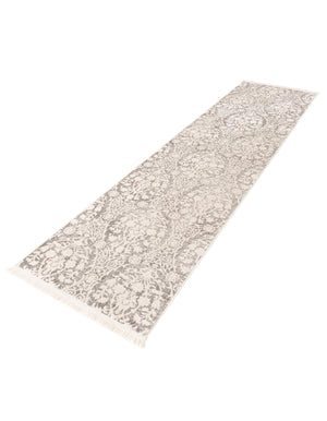 Light Gray 3' x 10' New Classical Runner Area Rug 70% Polypropylene & 30% Polyester Traditional Vintage Distressed Carpet for Interior Design Home Decor for Sale at Rug Engine