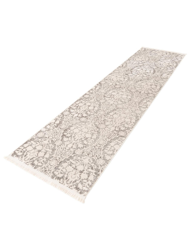 Light Gray 3' x 10' New Classical Runner Area Rug 70% Polypropylene & 30% Polyester Traditional Vintage Distressed Carpet for Interior Design Home Decor for Sale at Rug Engine