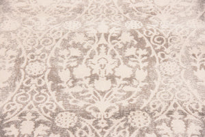 Light Gray 3' x 10' New Classical Runner Area Rug 70% Polypropylene & 30% Polyester Traditional Vintage Distressed Carpet for Interior Design Home Decor for Sale at Rug Engine
