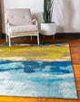Blue 3' 3 x 5' 3 Estrella Rectangle Rug