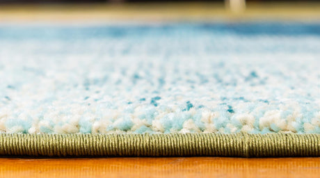 Blue 3' 3 x 5' 3 Estrella Rectangle Area Rug 100% Polypropylene Non-Shedding Stain Resistant Carpet Colorful Modern Abstract Design Easy Clean for Home Decor for Sale at Rug Engine