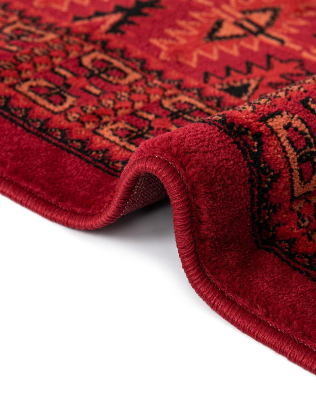Red 5' 3 x 8' Tekke Rectangle Area Rug Classic Traditional Vintage Design Carpet for Living Rooms, Dining, Bedrooms, Office Space for Sale at Rug Engine