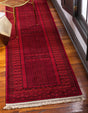 Red 2' 7 x 10' Tekke Runner Area Rug Classic Traditional Vintage Design Carpet for Living Rooms, Dining, Bedrooms, Office Space for Sale at Rug Engine