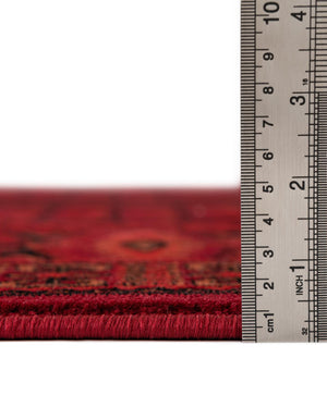 Red 2' 7 x 10' Tekke Runner Area Rug Classic Traditional Vintage Design Carpet for Living Rooms, Dining, Bedrooms, Office Space for Sale at Rug Engine