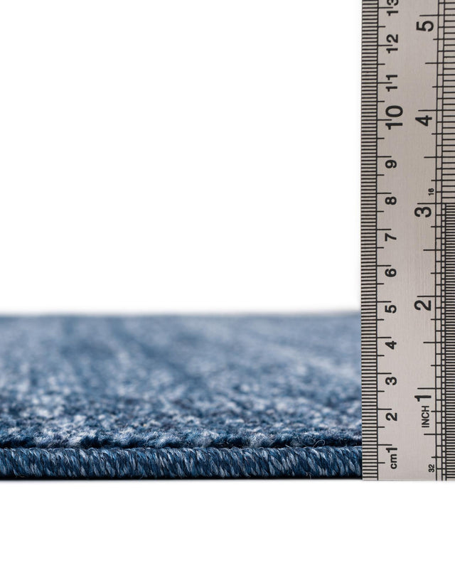 Navy Blue 5' 3 x 8' Del Mar Rectangle Area Rug 100% Polypropylene Easy Clean Stain Resistant Vivid Modern Carpet Mat for Home Decor Interior Designing for Sale at Rug Engine