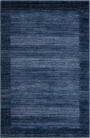 Navy Blue 5' 3 x 8' Del Mar Rectangle Area Rug 100% Polypropylene Easy Clean Stain Resistant Vivid Modern Carpet Mat for Home Decor Interior Designing for Sale at Rug Engine
