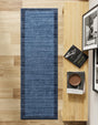 Navy Blue 2' x 6' 1 Del Mar Runner Area Rug 100% Polypropylene Easy Clean Stain Resistant Vivid Modern Carpet Mat for Home Decor Interior Designing for Sale at Rug Engine