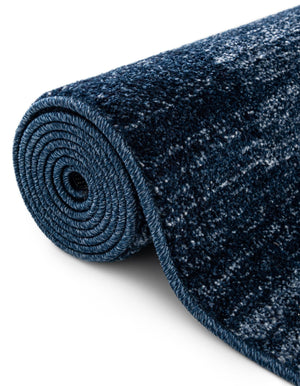 Navy Blue 2' x 6' 1 Del Mar Runner Area Rug 100% Polypropylene Easy Clean Stain Resistant Vivid Modern Carpet Mat for Home Decor Interior Designing for Sale at Rug Engine