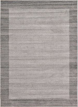 Light Gray 7' 1 x 10' Del Mar Rectangle Area Rug 100% Polypropylene Easy Clean Stain Resistant Vivid Modern Carpet Mat for Home Decor Interior Designing for Sale at Rug Engine