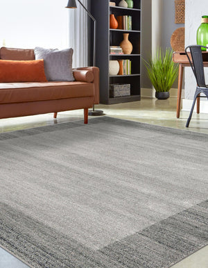 Light Gray 7' 10 x 7' 10 Del Mar Square Area Rug 100% Polypropylene Easy Clean Stain Resistant Vivid Modern Carpet Mat for Home Decor Interior Designing for Sale at Rug Engine