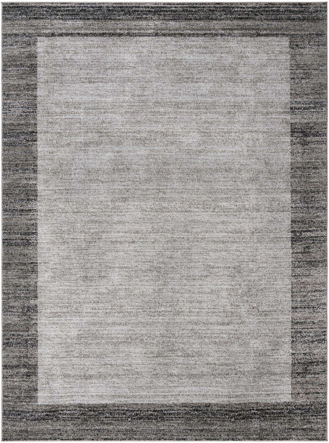 Light Gray 9' x 12' Del Mar Rectangle Area Rug 100% Polypropylene Easy Clean Stain Resistant Vivid Modern Carpet Mat for Home Decor Interior Designing for Sale at Rug Engine