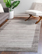 Light Gray 5' 3 x 8' Del Mar Rectangle Area Rug 100% Polypropylene Easy Clean Stain Resistant Vivid Modern Carpet Mat for Home Decor Interior Designing for Sale at Rug Engine