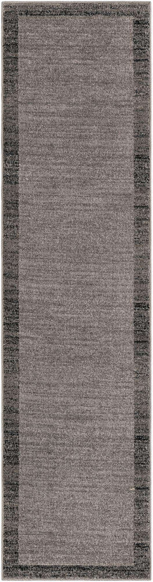 Light Gray 2' 7 x 10' Del Mar Runner Area Rug 100% Polypropylene Easy Clean Stain Resistant Vivid Modern Carpet Mat for Home Decor Interior Designing for Sale at Rug Engine