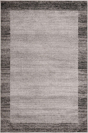 Light Gray 6' 1 x 9' Del Mar Rectangle Area Rug 100% Polypropylene Easy Clean Stain Resistant Vivid Modern Carpet Mat for Home Decor Interior Designing for Sale at Rug Engine