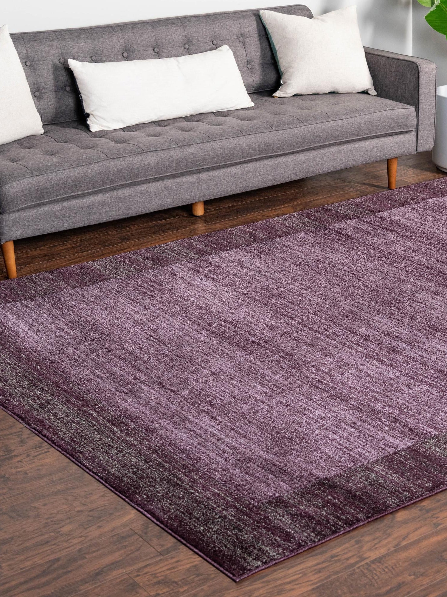 Violet 5' 3 x 8' Del Mar Rectangle Area Rug 100% Polypropylene Easy Clean Stain Resistant Vivid Modern Carpet Mat for Home Decor Interior Designing for Sale at Rug Engine