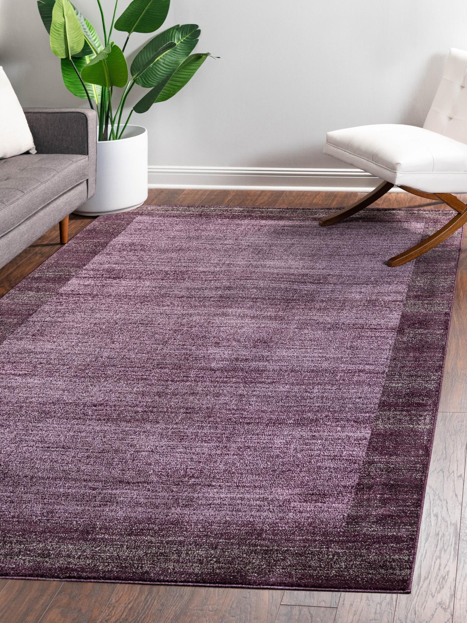 Violet 3' 1 x 5' 3 Del Mar Rectangle Area Rug 100% Polypropylene Easy Clean Stain Resistant Vivid Modern Carpet Mat for Home Decor Interior Designing for Sale at Rug Engine