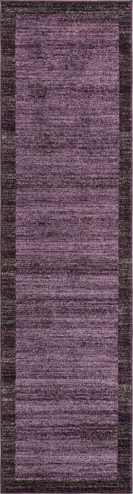Violet 2' 7 x 10' Del Mar Runner Area Rug 100% Polypropylene Easy Clean Stain Resistant Vivid Modern Carpet Mat for Home Decor Interior Designing for Sale at Rug Engine
