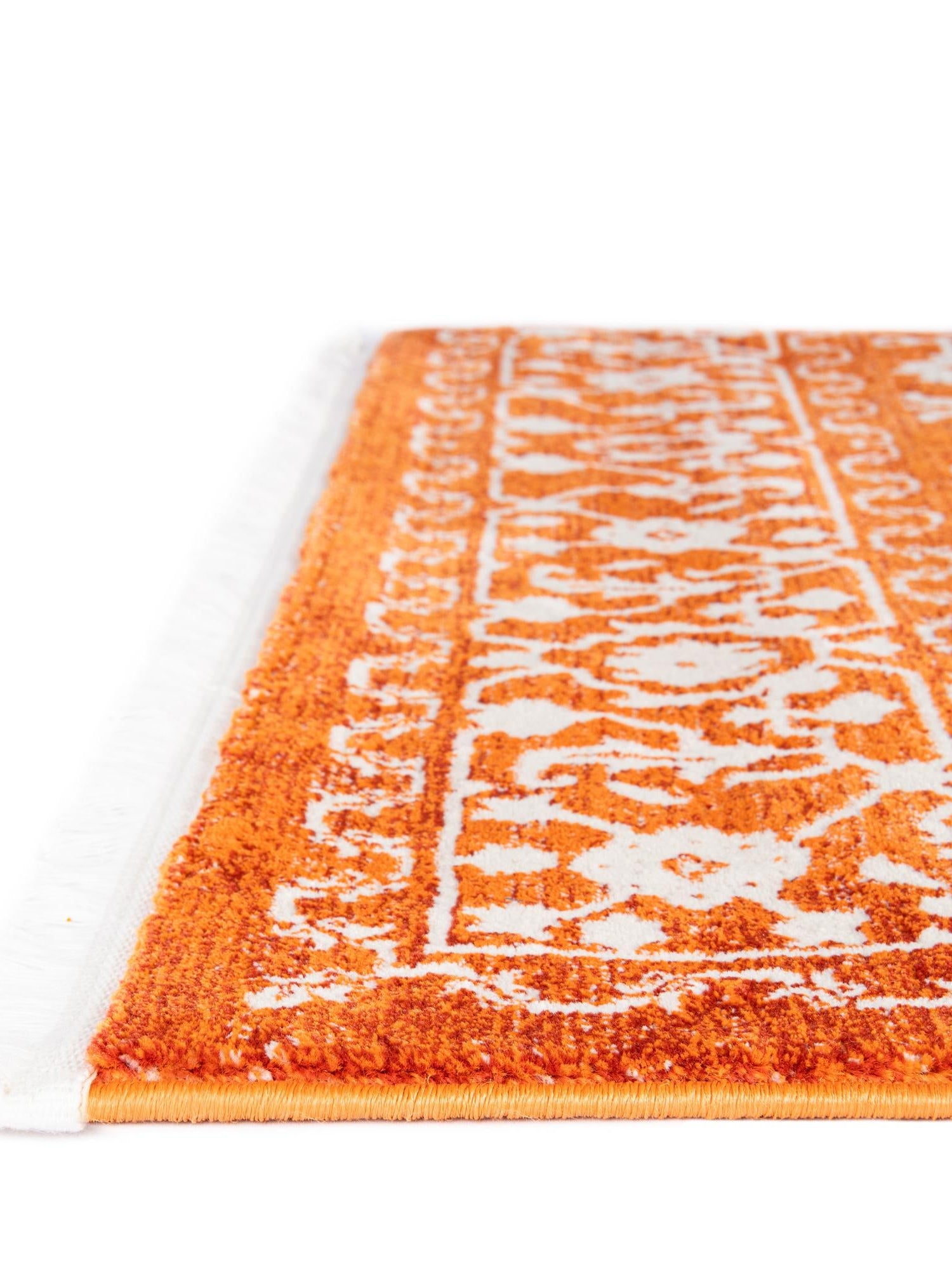 Terracotta 8' x 10' New Classical Rectangle Area Rug 70% Polypropylene & 30% Polyester Traditional Vintage Distressed Carpet for Interior Design Home Decor for Sale at Rug Engine
