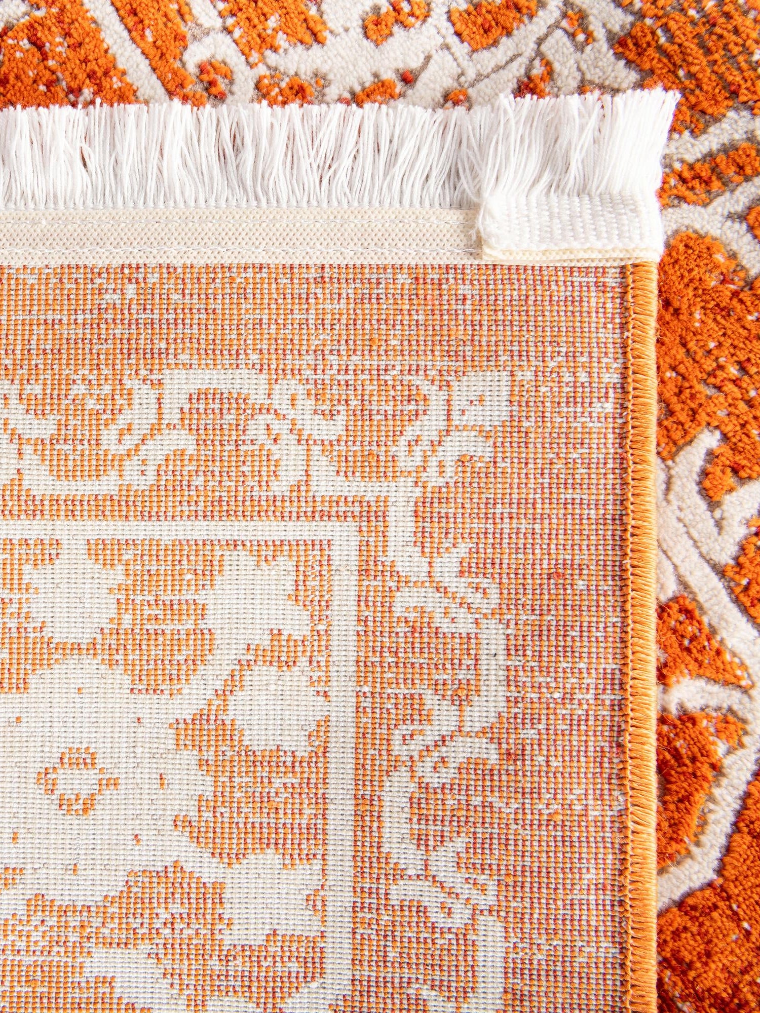 Terracotta 4' 1 x 6' 1 New Classical Rectangle Area Rug 70% Polypropylene & 30% Polyester Traditional Vintage Distressed Carpet for Interior Design Home Decor for Sale at Rug Engine
