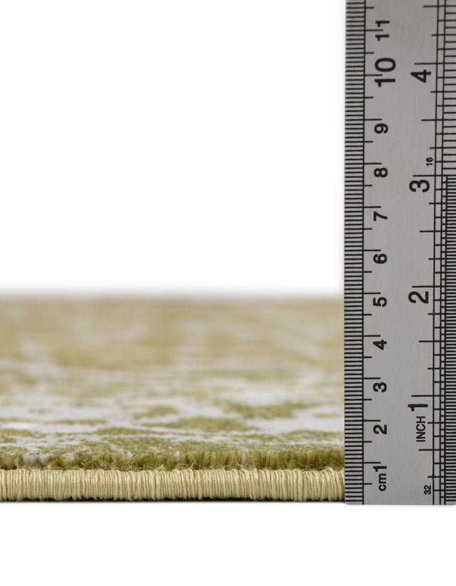 Light Green 4' 1 x 6' 1 New Classical Rectangle Area Rug 70% Polypropylene & 30% Polyester Traditional Vintage Distressed Carpet for Interior Design Home Decor for Sale at Rug Engine