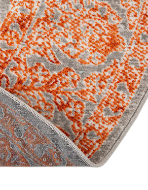 Terracotta 6' x 6' New Classical Round Area Rug 70% Polypropylene & 30% Polyester Traditional Vintage Distressed Carpet for Interior Design Home Decor for Sale at Rug Engine