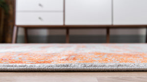 Terracotta 8' x 10' New Classical Rectangle Area Rug 70% Polypropylene & 30% Polyester Traditional Vintage Distressed Carpet for Interior Design Home Decor for Sale at Rug Engine