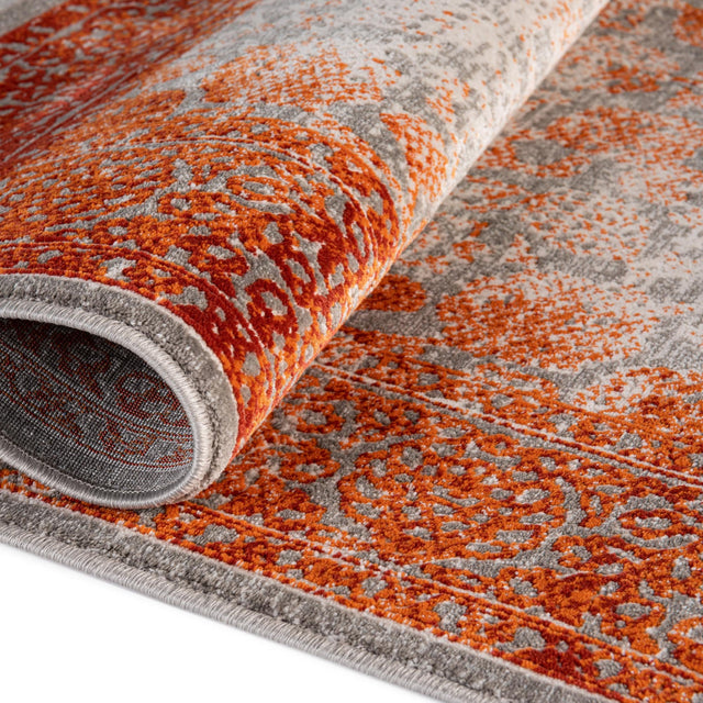 Terracotta 3' x 10' New Classical Runner Area Rug 70% Polypropylene & 30% Polyester Traditional Vintage Distressed Carpet for Interior Design Home Decor for Sale at Rug Engine
