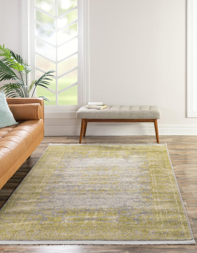 Light Green 3' 3 x 5' 3 New Classical Rectangle Area Rug 70% Polypropylene & 30% Polyester Traditional Vintage Distressed Carpet for Interior Design Home Decor for Sale at Rug Engine