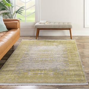Light Green 10' x 13' 1 New Classical Rectangle Area Rug 70% Polypropylene & 30% Polyester Traditional Vintage Distressed Carpet for Interior Design Home Decor for Sale at Rug Engine