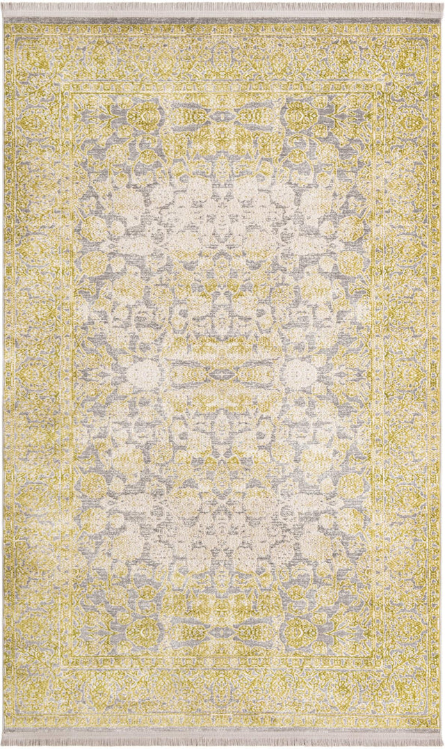 Light Green 5' 1 x 8' New Classical Rectangle Area Rug 70% Polypropylene & 30% Polyester Traditional Vintage Distressed Carpet for Interior Design Home Decor for Sale at Rug Engine