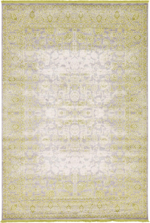 Light Green 7' 1 x 10' New Classical Rectangle Area Rug 70% Polypropylene & 30% Polyester Traditional Vintage Distressed Carpet for Interior Design Home Decor for Sale at Rug Engine