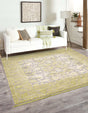 Light Green 8' x 8' New Classical Square Area Rug 70% Polypropylene & 30% Polyester Traditional Vintage Distressed Carpet for Interior Design Home Decor for Sale at Rug Engine