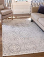 Light Gray 7' 1 x 10' New Classical Rectangle Area Rug 70% Polypropylene & 30% Polyester Traditional Vintage Distressed Carpet for Interior Design Home Decor for Sale at Rug Engine