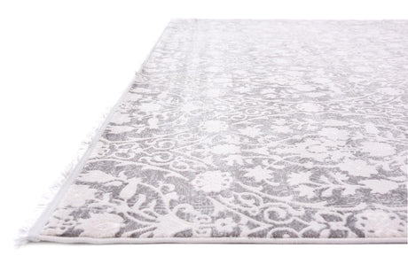 Light Gray 8' x 8' New Classical Square Area Rug 70% Polypropylene & 30% Polyester Traditional Vintage Distressed Carpet for Interior Design Home Decor for Sale at Rug Engine