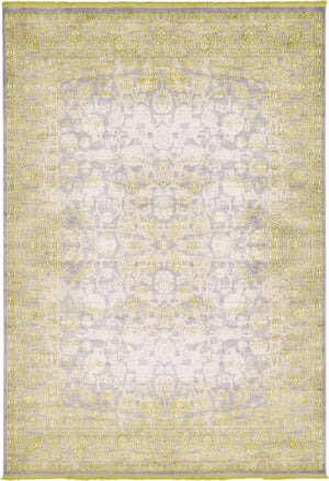 Light Green 8' x 11' 4 New Classical Rectangle Area Rug 70% Polypropylene & 30% Polyester Traditional Vintage Distressed Carpet for Interior Design Home Decor for Sale at Rug Engine