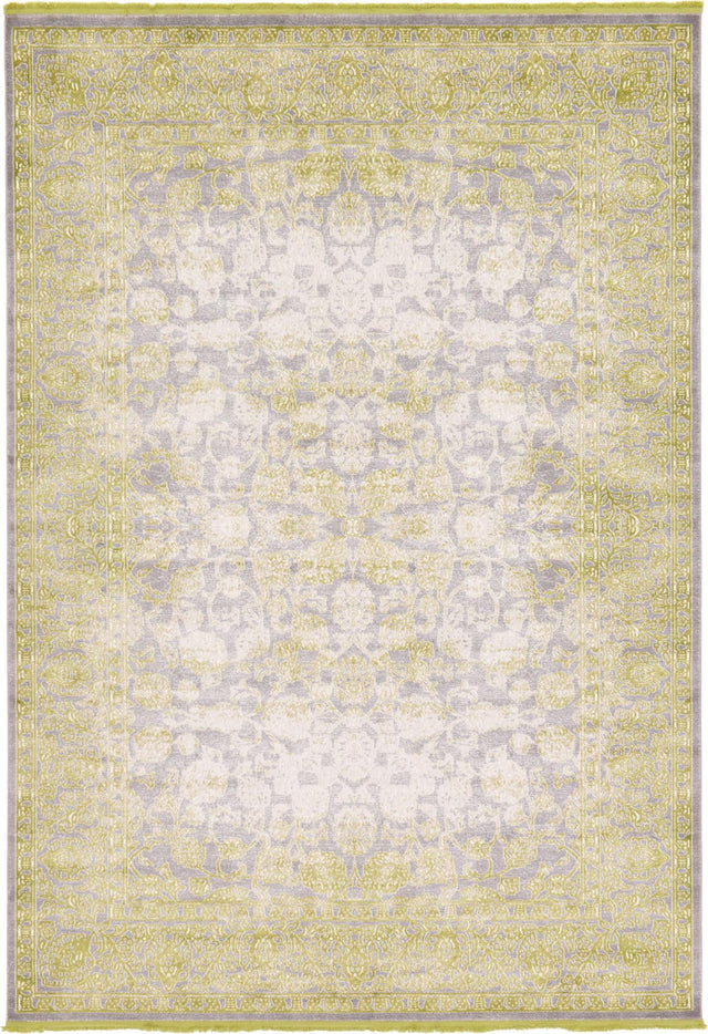 Light Green 8' x 11' 4 New Classical Rectangle Area Rug 70% Polypropylene & 30% Polyester Traditional Vintage Distressed Carpet for Interior Design Home Decor for Sale at Rug Engine
