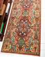 Peach 3' x 10' Austin Runner Area Rug 100% Polyester Durable Cotton Backing Living Dining Room Bedroom Office Vintage Decor Carpet for Sale at Rug Engine
