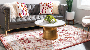 Red 7' x 10' Austin Rectangle Rug