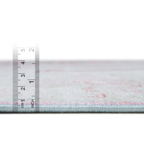 Blue 3' x 10' Austin Runner Area Rug 100% Polyester Durable Cotton Backing Living Dining Room Bedroom Office Vintage Decor Carpet for Sale at Rug Engine